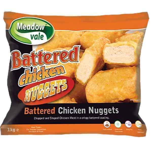 M/VALE HALAL BATTERED CHICKEN NUGGETS 6x1kg