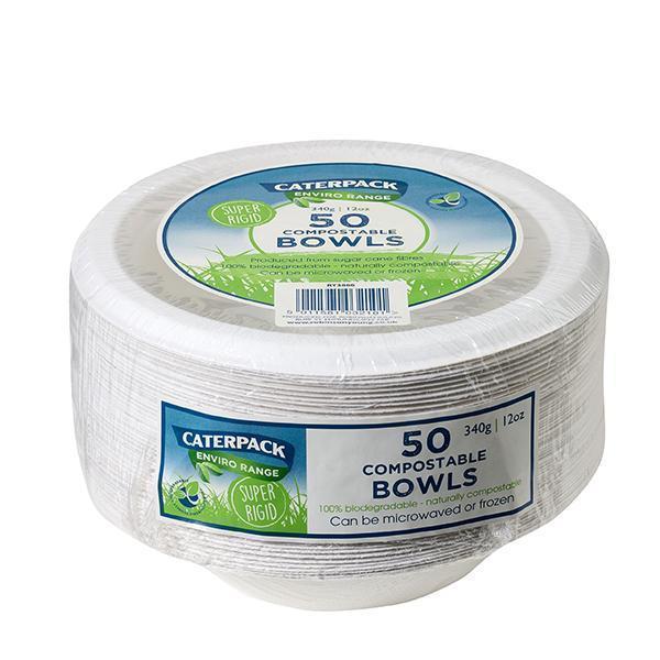 CATERPACK 12oz ENIVRO BOWLS RIGID 1x50