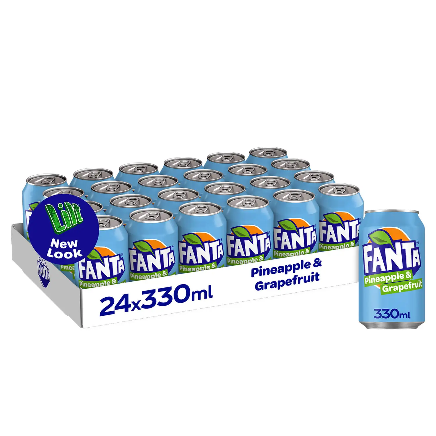 FANTA PINEAPPLE & GRAPEFRUIT CANS 24x330ml ( LILT )