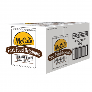 MCCAIN FAST FOOD ORIGINALS JULIENNE FRIES (1000000254 ) 4x2.5kg