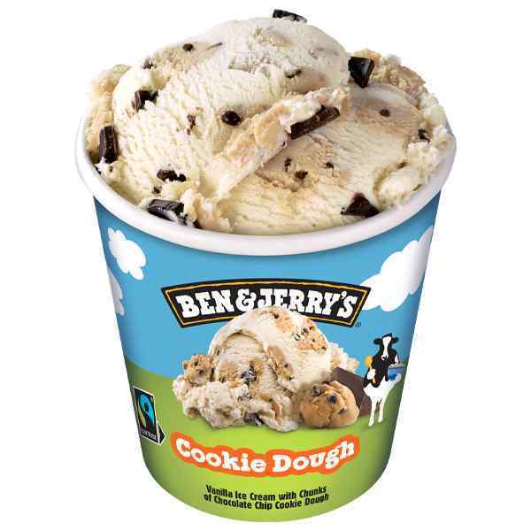 BEN & JERRY'S COOKIE DOUGH ICE CREAM  8x465ml