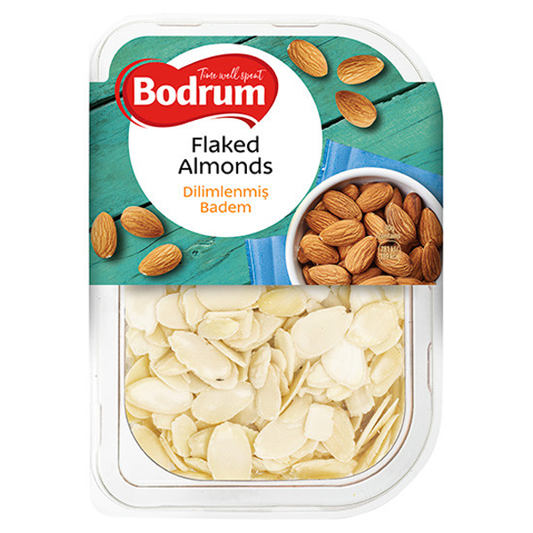 BODRUM ALMOND FLAKED  6x150gm