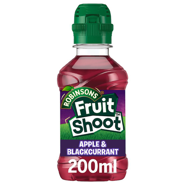 200ml X 24 ROBINSONS FRUIT SHOOT APL/BLK PET APPLE AND BLACKCURRANT