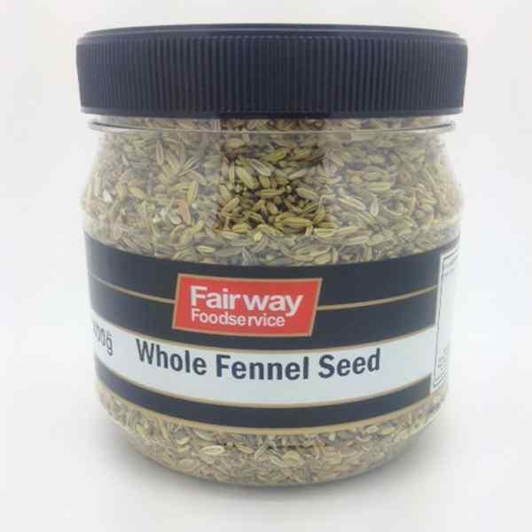 FAIRWAY WHOLE FENNEL SEEDS 1x400gm JAR