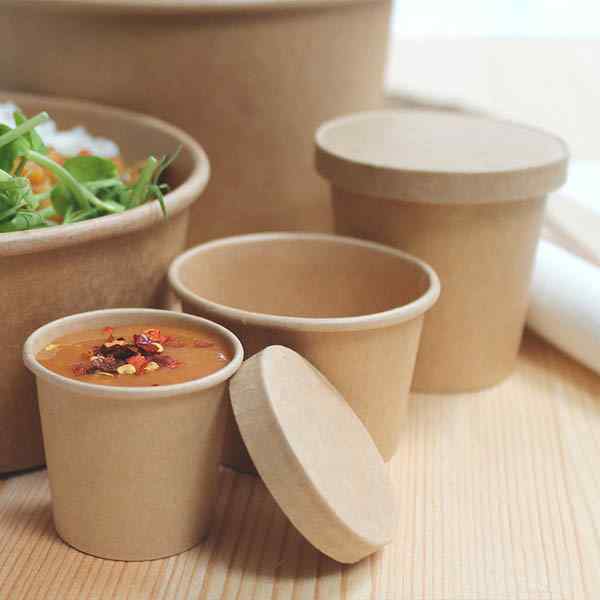 LIDS FOR 1oz  KRAFT PAPER PORTION POTS  40x50