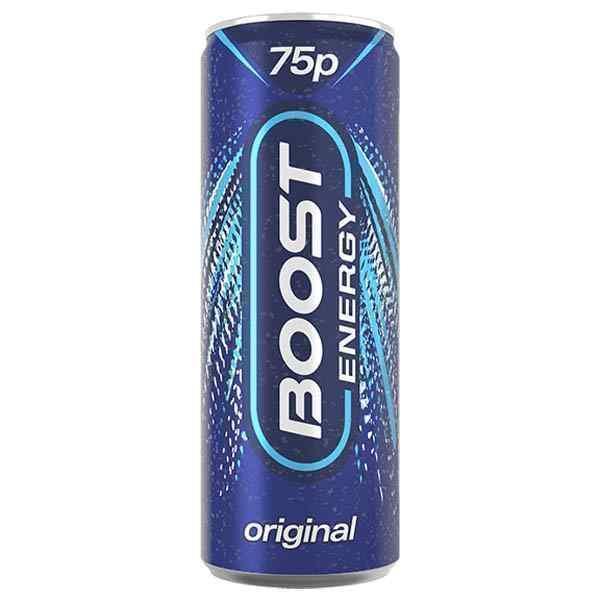 75p PRICE MARK BOOST CANS 24x250ml