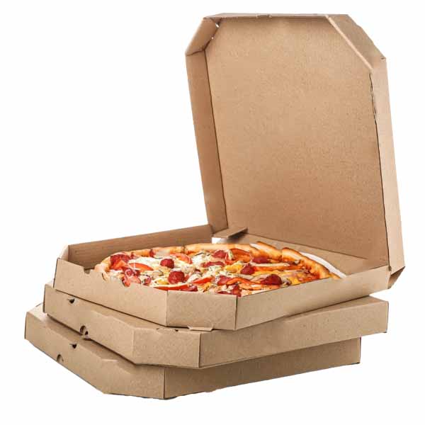 12" PLAIN BROWN PIZZA BOX E-FL  1x100