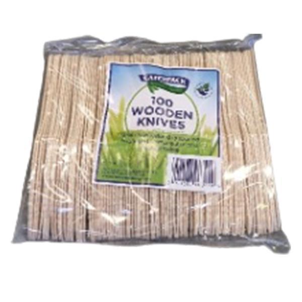 CATERPACK ENVIRO WOODEN KNIVES 1x100