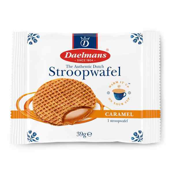 DAELMANS JUMBO CARAMEL WAFFLES 24x39g