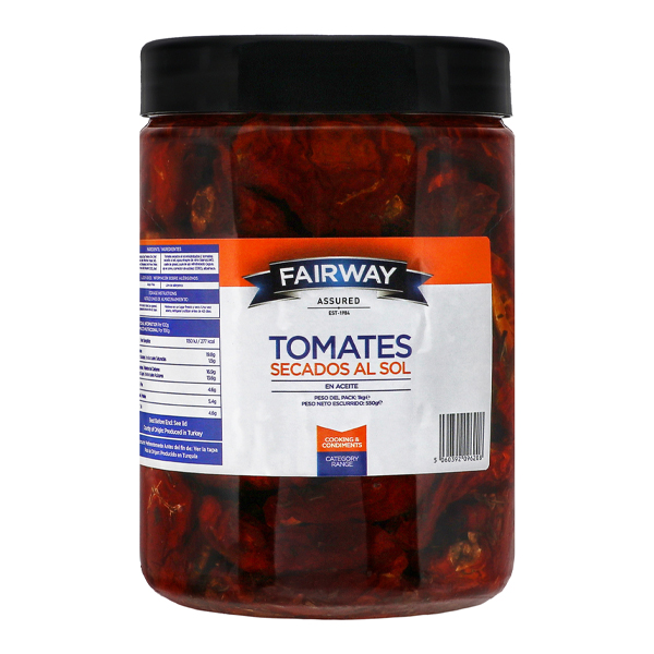 FAIRWAY SUN DRIED TOMATOES IN OIL 1x1kg