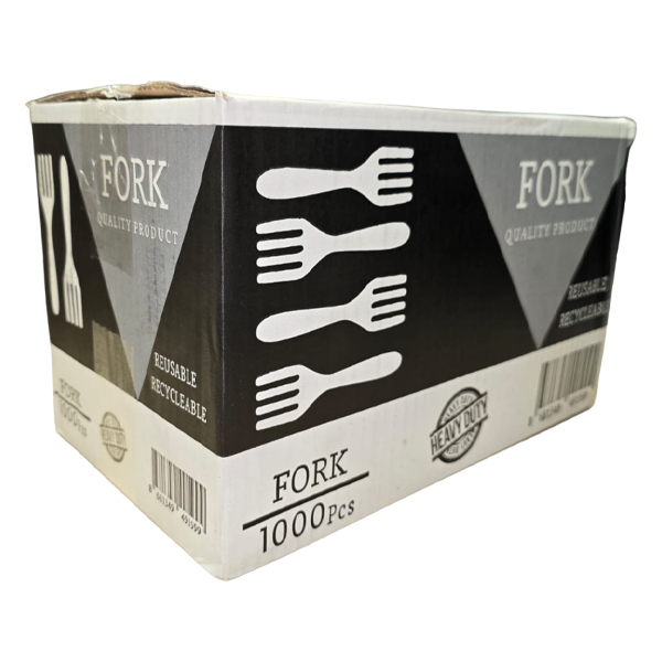 PP REUSABLE & RECYCLABLE FORK  4.8gr 20x50