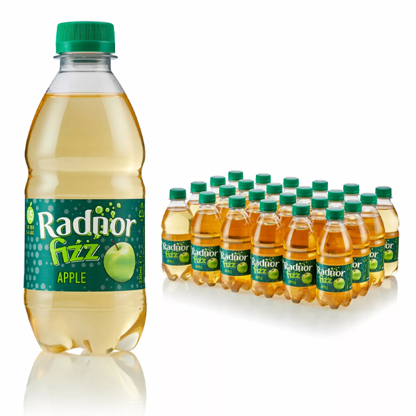 RADNOR FIZZ APPLE BOTTLES 24x330ml