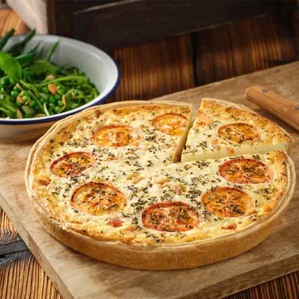 FAIRWAY ASSURED 10" TOMATO & BASIL QUICHE WHOLE 1.3KG