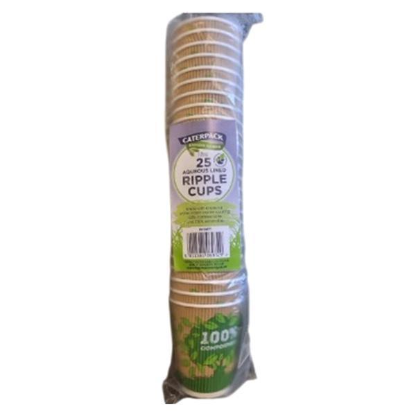 CATERPACK ENVIRO 12oz RIPPLE CUPS 1x25
