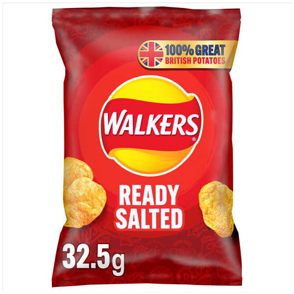 WALKERS STD READY SALTED CRISPS  32x32g