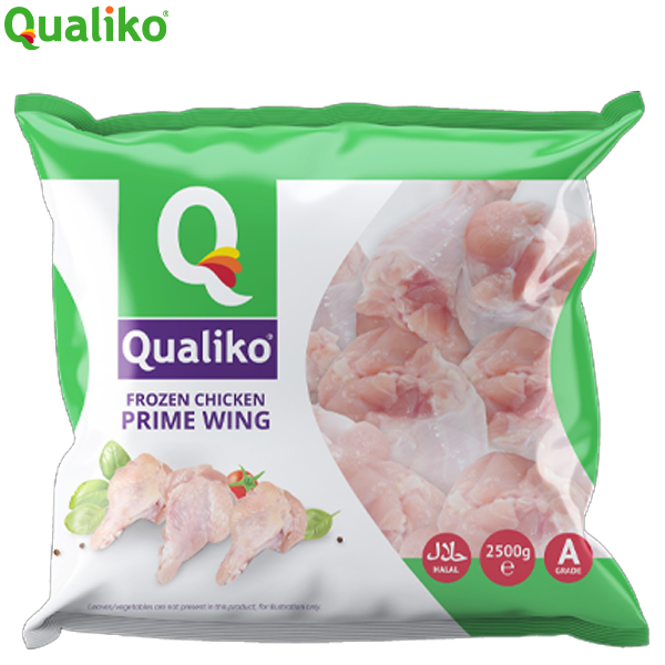 FROZEN HALAL PRIME JOINT CHICKEN WINGS 10kg QUALIKO ( DRUMETTE PART )