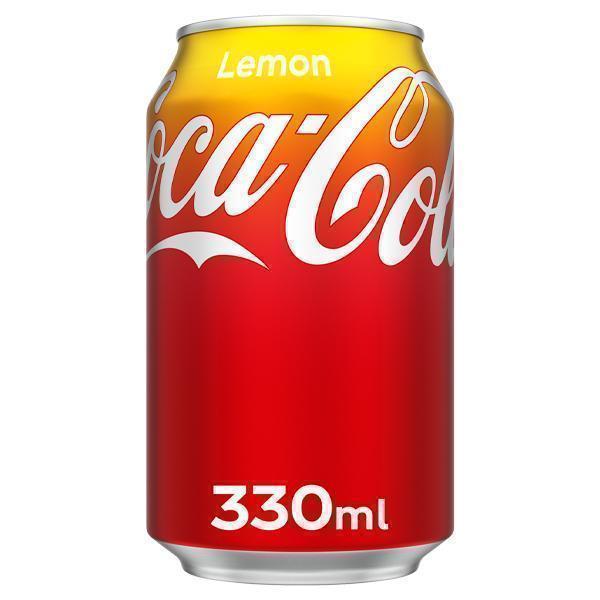 LEMON COCA COLA CANS (GB)  24x330ml