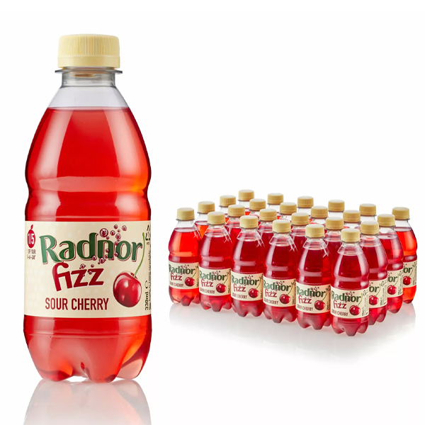 RADNOR FIZZ SOUR CHERRY BOTTLES 24x330ml