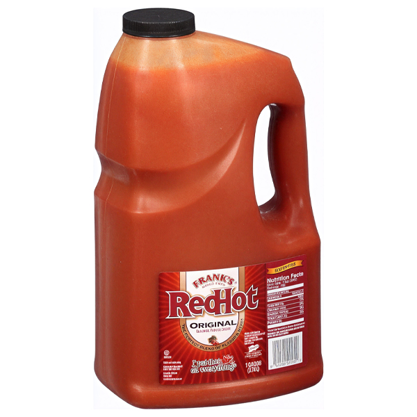 FRANK'S RED HOT ORIGINAL CAYENNE PEPPER SAUCE (4kg) 3.78lt