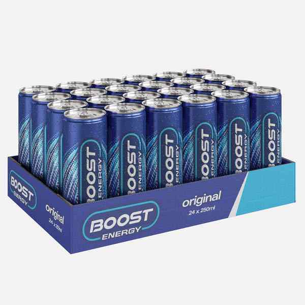 BOOST ENERGY CANS 24x250ml