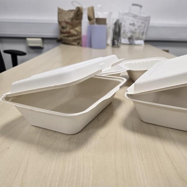 FP6 CLAMSHELL BAGASSE 6"X6" BOXES 4x125