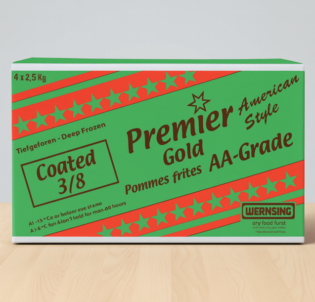 WERNSING COATED CHIPS 10mm 3/8 4x2.5kg PREMIER GOLD