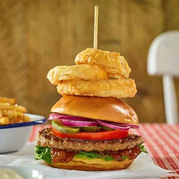 FAIRWAY ASSURED 80% BEEF BURGERS 4oz 48x113gm INTERLEAVED BEST BEFORE DATE 10.05.2024