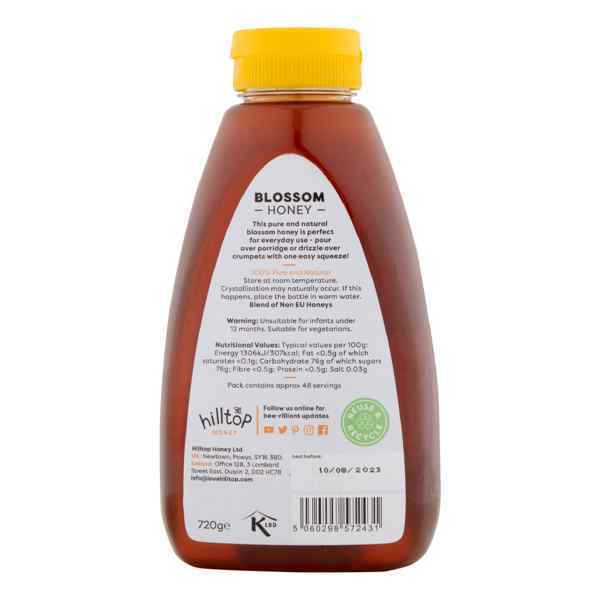 HILLTOP BLOSSOM SQUEEZY HONEY 5x720gm