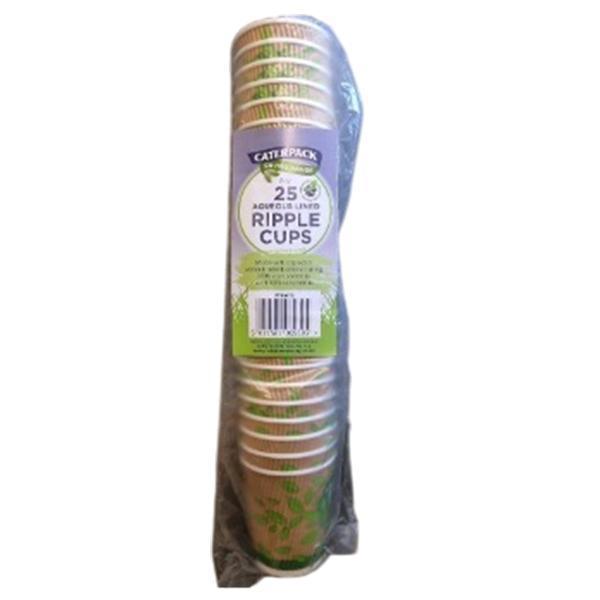 CATERPACK ENVIRO 8oz RIPPLE CUPS 1x25