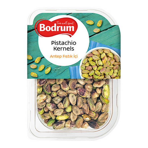 BODRUM PISTACHIO RAW GREEN KERNEL 6x150gm