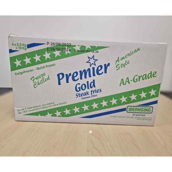 PREMIER GOLD STEAK CHIPS  4x2.5kg