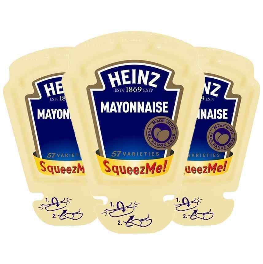 HEINZ SQUEEZME MAYONNAISE  100x26ml