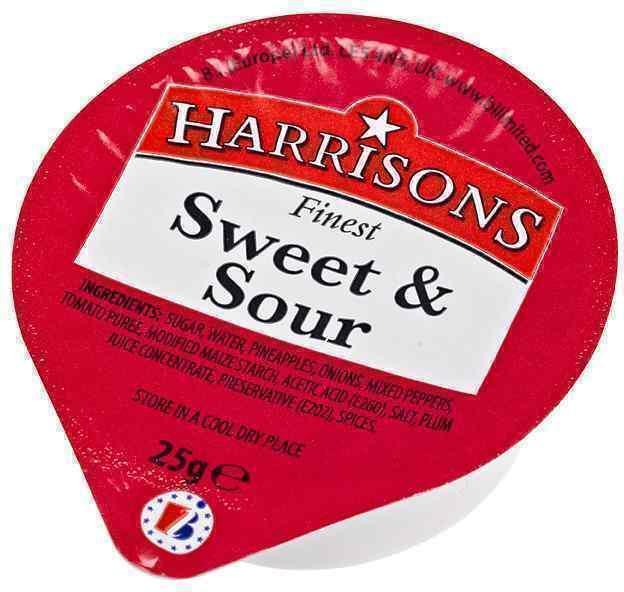 HARRISONS SWEET N SOUR DIP POTS  100x25g