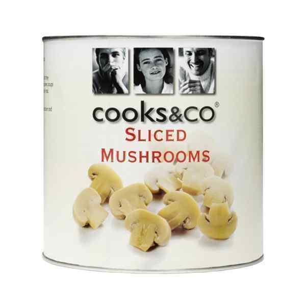 COOKS & CO SLICED MUSHROOMS  6x2.5kg