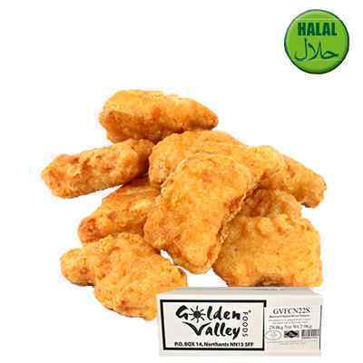 GOLDEN VALLEY CHICKEN BREAST NUGGETS 2x1kg HALAL