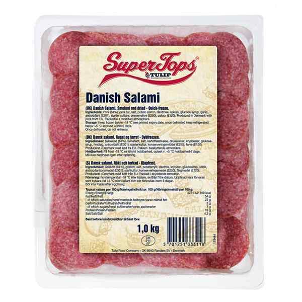 SUPER TOPS ( 3844 )DANISH SALAMI 1kg