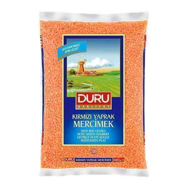 DURU ROUND RED ( KIRMIZI MERCIMEK) LENTIL 1kg WHOLE