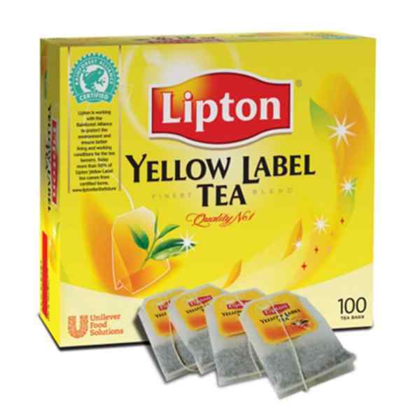LIPTON'S YELLOW LABEL TAGGED TEA 1x100
