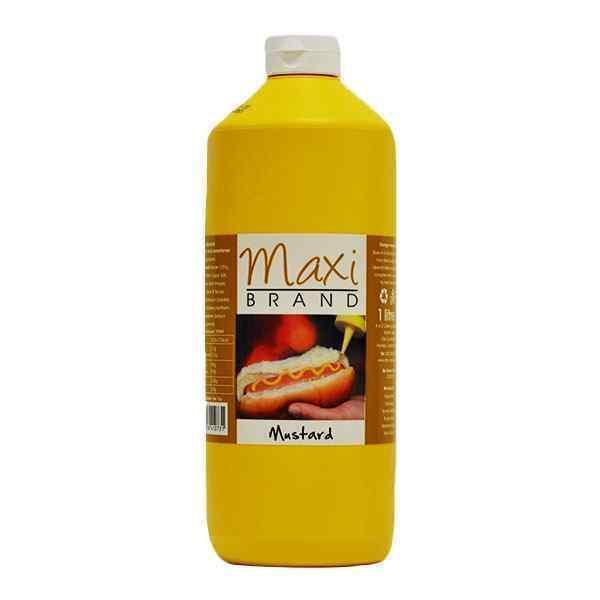 SINGLE BOTTLE MAXI SQUEEZY BURGER MUSTARD 1lt