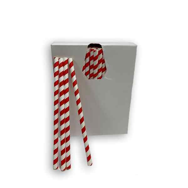 STRAIGHT PAPER COCTAIL STRAWS BLACK 5" 1X250 140x6mm   PRODUCT CODE: 10210.01