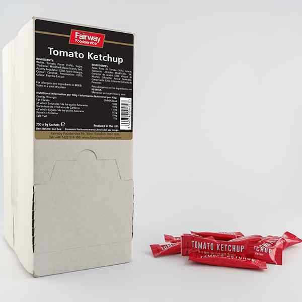 FAIRWAY  TOMATO KETCHUP PORTIONS  200x9g