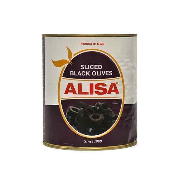 SLICED BLACK OLIVES1x1.56kg