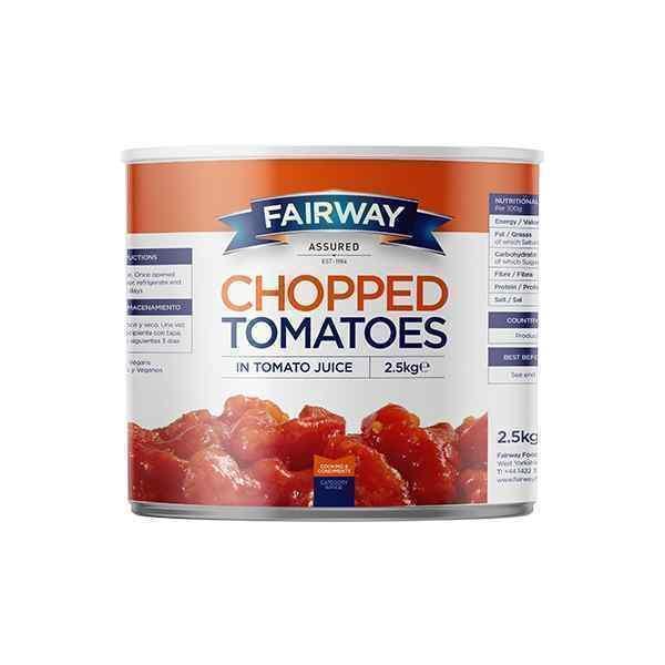 FAIRWAY CHOPPED TOMATOES  6x2.55kg