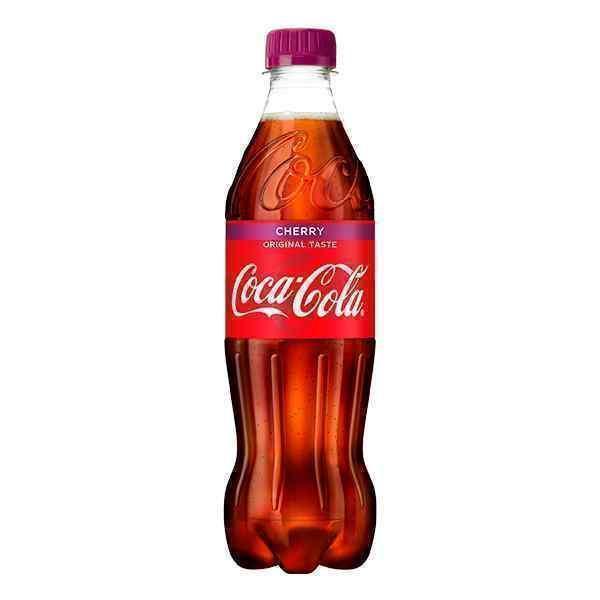 CHERRY COKE BOTTLES (GB)  12 x 500ml