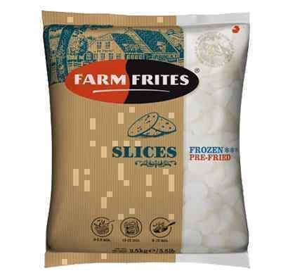 FARM FRITES POTATO SLICES 6x2.5kg PRODUCT CODE :522.003