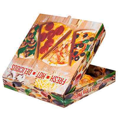 15" FRESH HOT SLICES  PIZZA BOX  1x100 HAPPY PIZZA