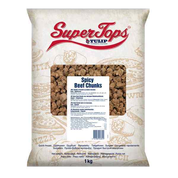 SUPER TOPS PREMIUM SPICY BEEF TOPPING 1kg 4606