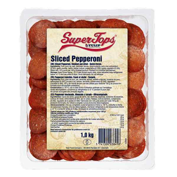 SUPER TOPS (3845 ) SLICED PEPPERONI 1kg