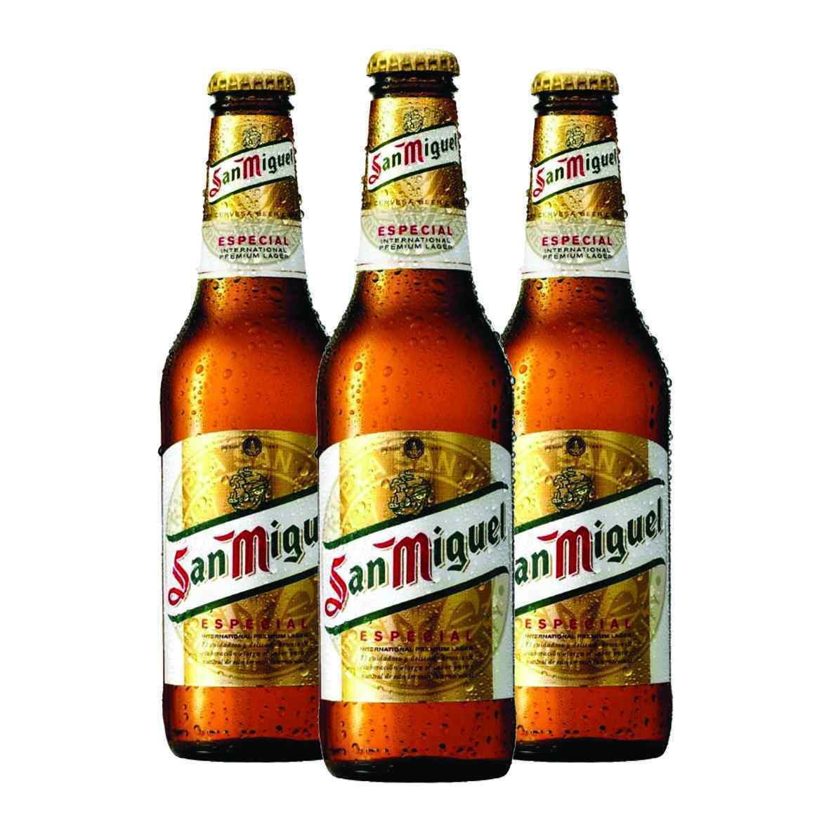 SAN MIGUEL BEER GLASS BOTTLES 24x330ml