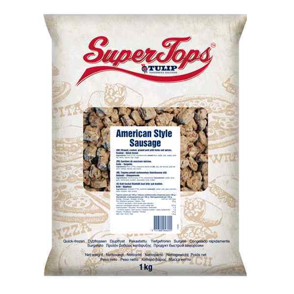 SUPER TOPS AMERICAN SAUSAGE TOPPING 1kg 4625